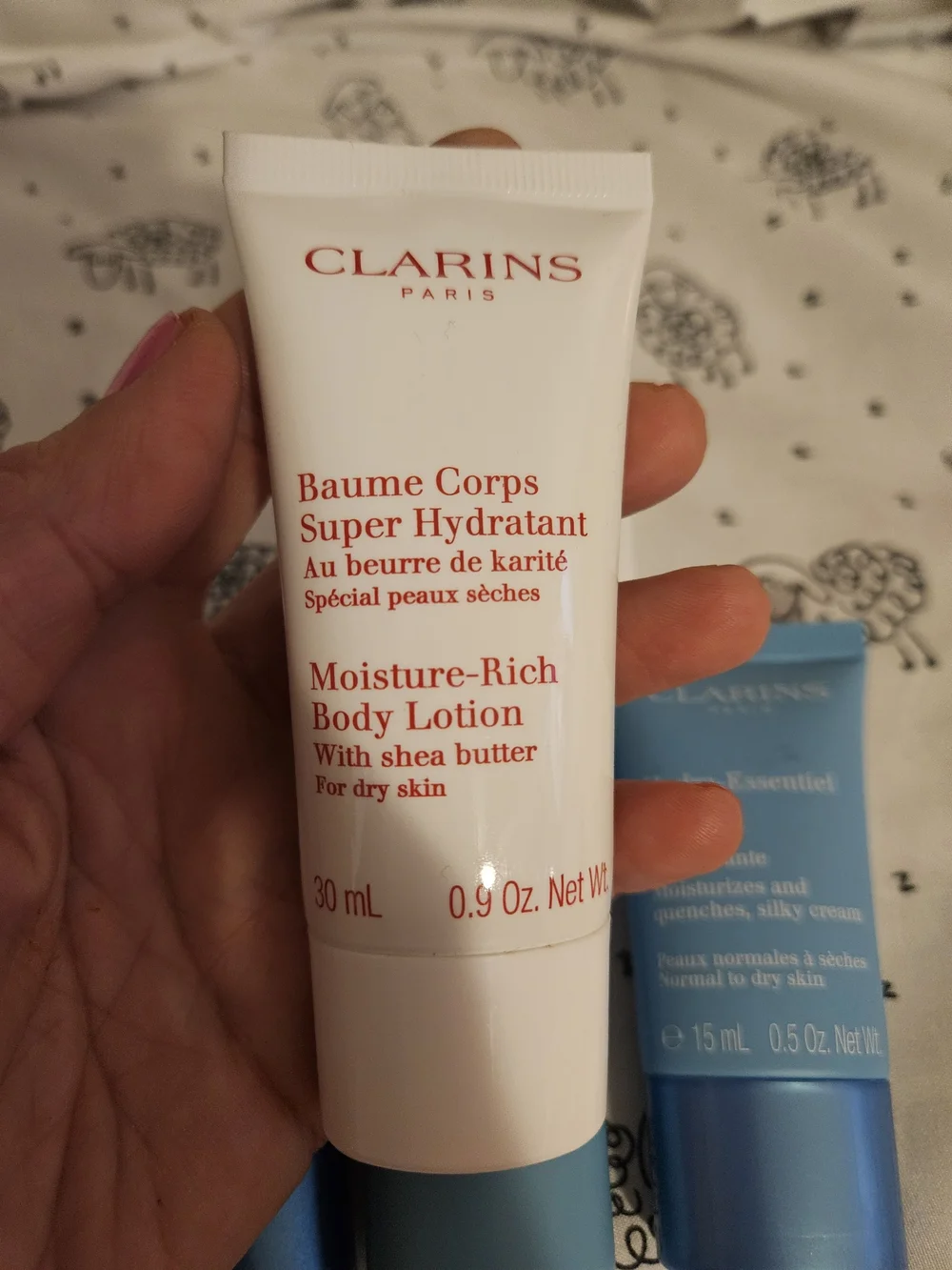 Clarins Body Lotion & Hydra-Essentiel Cream Set of 5